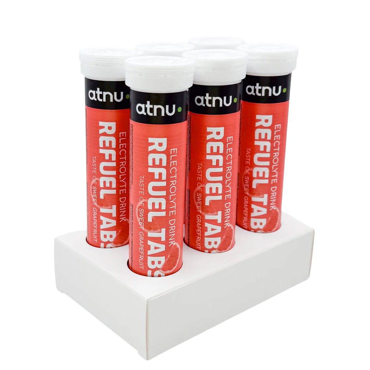 6 x ATNU Refuel Elektrolyte Tabs Sweet Grapefruit (20 tabl)