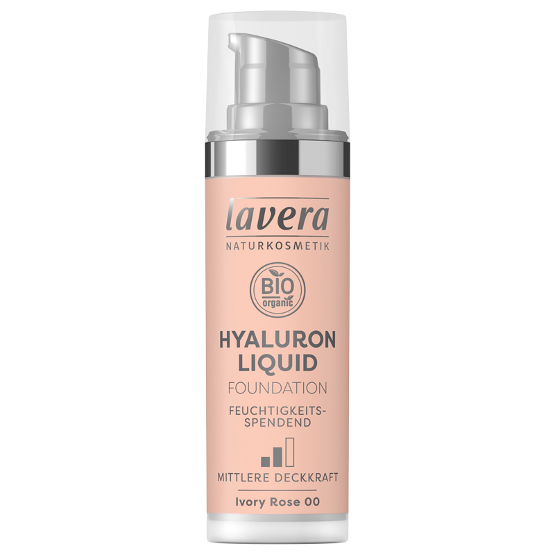 Lavera Foundation Ivory Rose 00 Hyaluron Liquid Soft (30 ml)