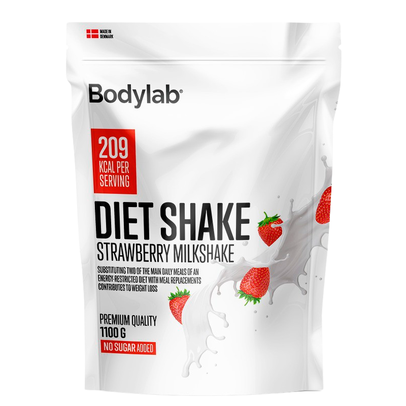 Bodylab Diet Shake Strawberry Milkshake (1100 g)