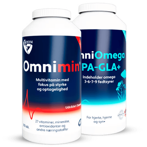 Biosym Omnimin + OmniOmega EPA-GLA+ (pakketilbud)
