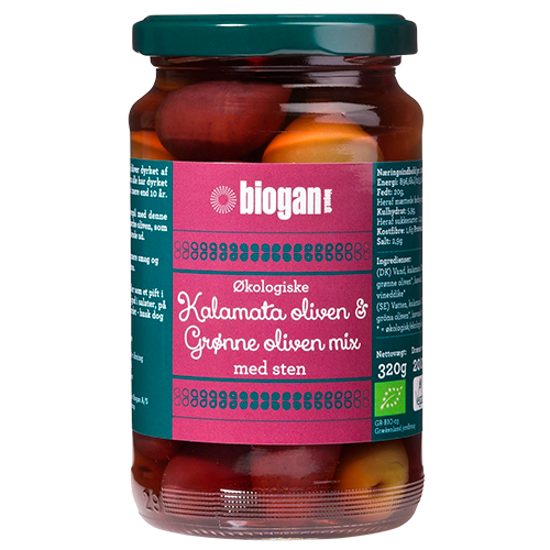 Biogan Olivenmix Kalamata & Grønne Ø (320 g)