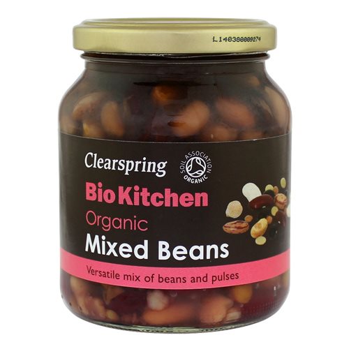 Clearspring Blandede bønner Ø (360 gr.)