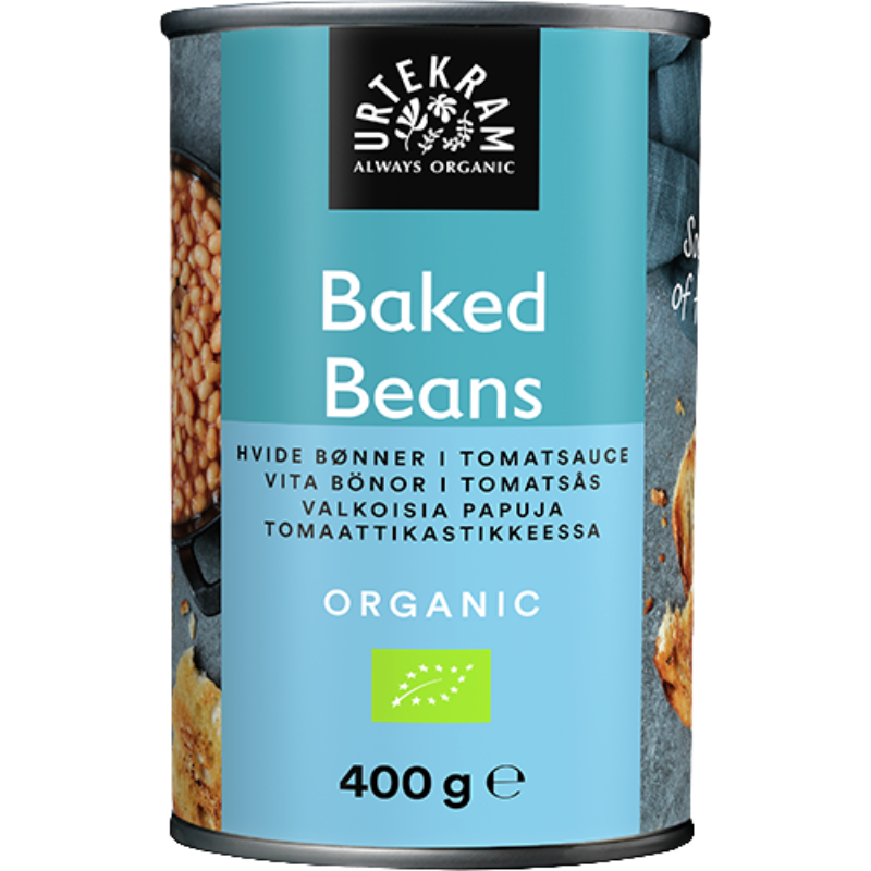 Vintilbud Urtekram Baked Beans Ø (400 gr) køb billig