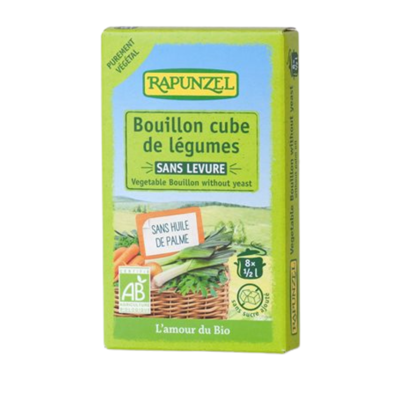 Biogan Bouillion Vegetabilsk 8 Tern U. Gær Ø (80 gr)