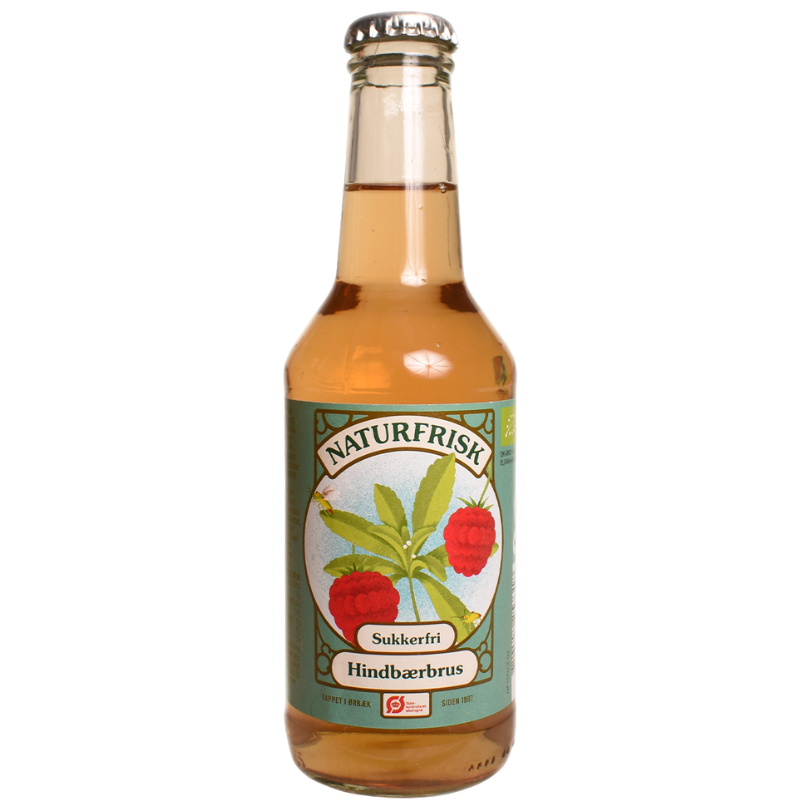 Naturfrisk Hindbærbrus Sukkerfri Ø (25 cl)