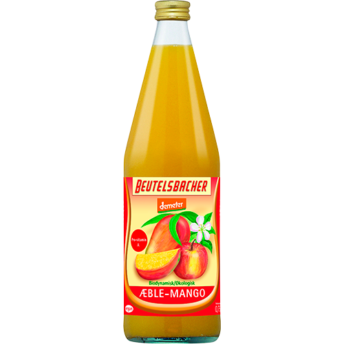 Beutelsbacher Æble Mango Saft Demeter Ø (750 ml)