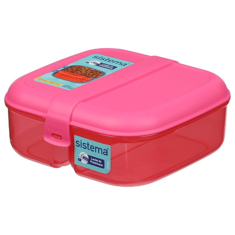Sistema Ribbon Lunch Madkasse Ass. Farve (827 ml)