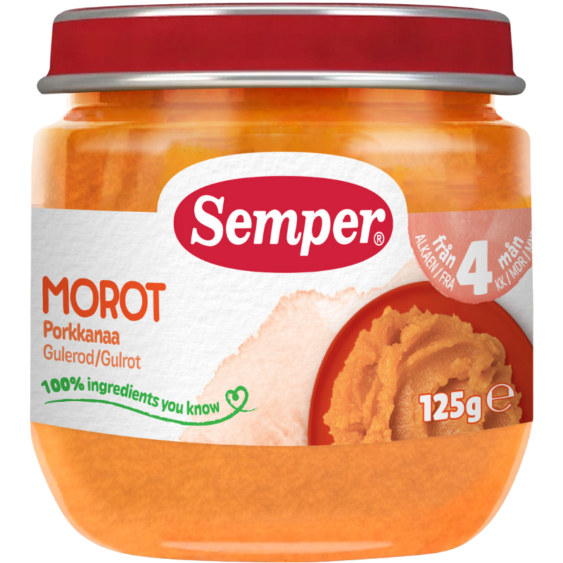 Semper Gulerod 4M (125 g)