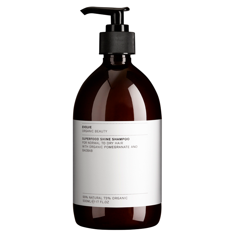 Tilbud Evolve Organic Beauty Superfood Shine Shampoo (500 ml) køb billig