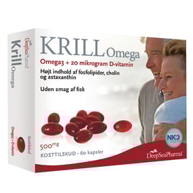 DeepSeaPharma Krill Omega-3 D Vitamin 60 kaps